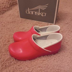 Hot Pink Dansko Clogs Size 38